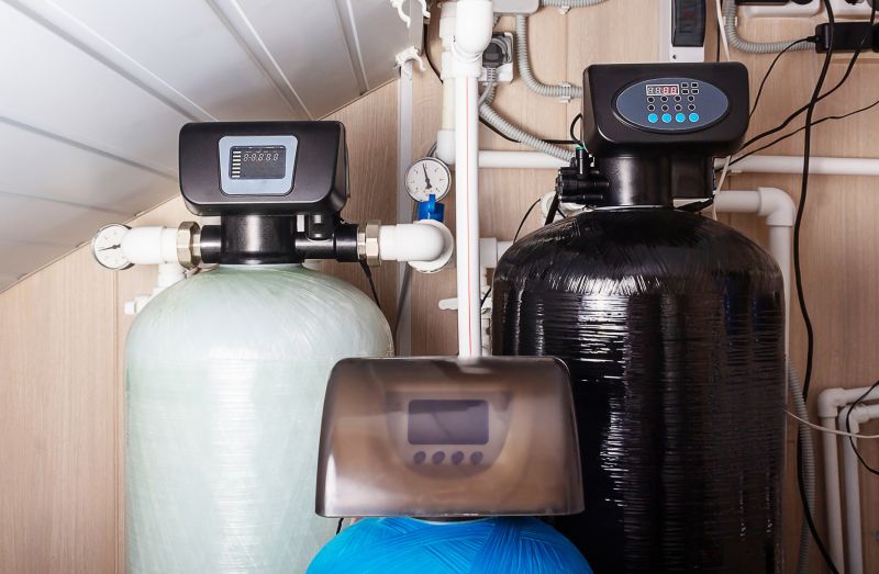Water Softener System Close-up