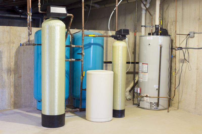 Water Softener System with Piping